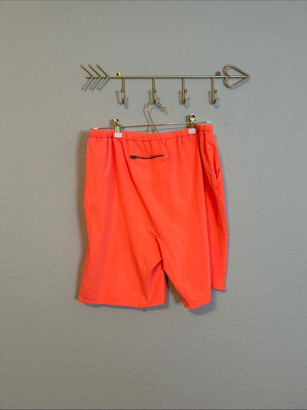 FP Movement Hot Shot Easy Set Orange Long Sleeve Top Shorts NWOT Size Large - Picture 8 of 9